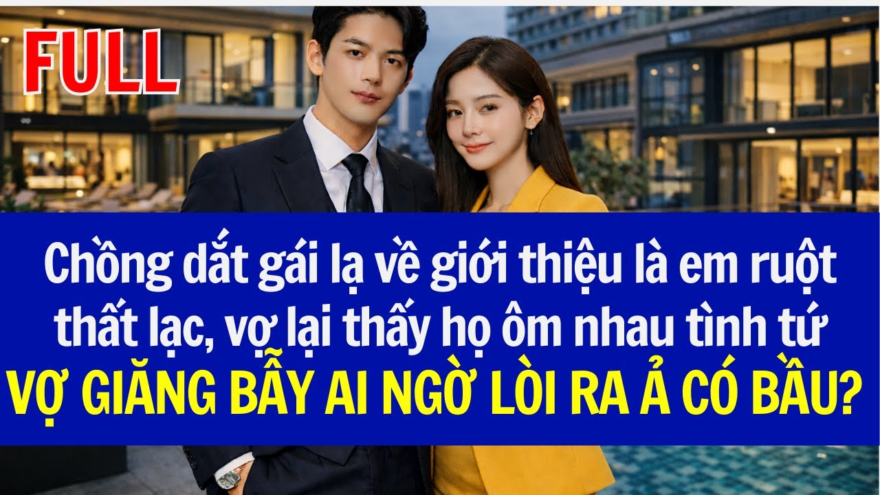 Chồng dắt gái lạ về giới thiệu là em ruột thất lạc, VỢ GIĂNG BẪY AI NGỜ LÒI RA Ả CÓ BẦU CON HẮN R?