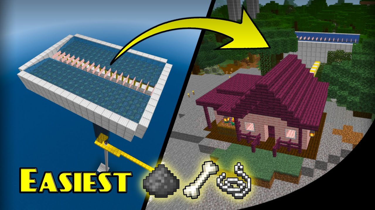 How to Build a MOB FARM At Your Base | Minecraft Bedrock Farm Tutorial | MCPE XBOX PS SWITCH