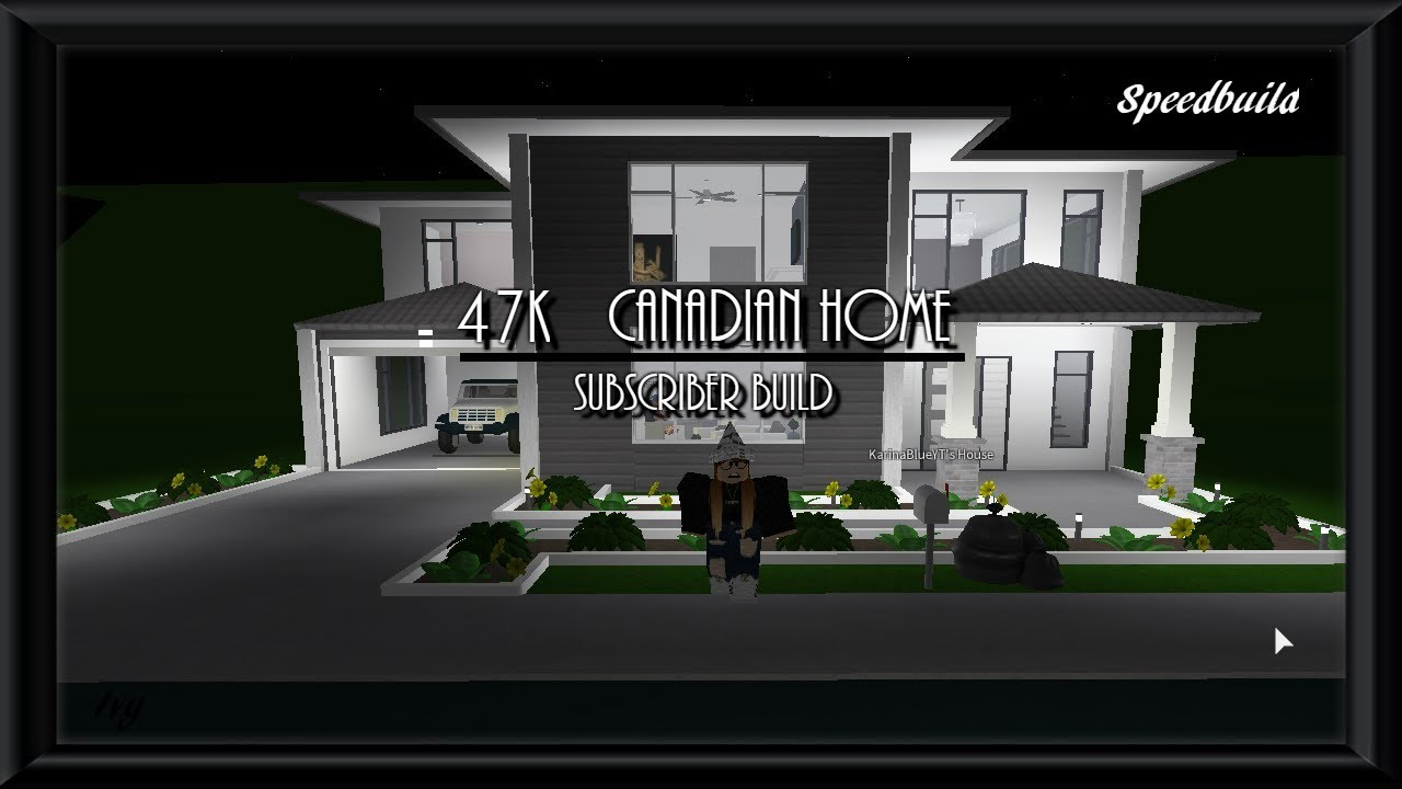47K Canadian home | Roblox Bloxburg | Speedbuild |
