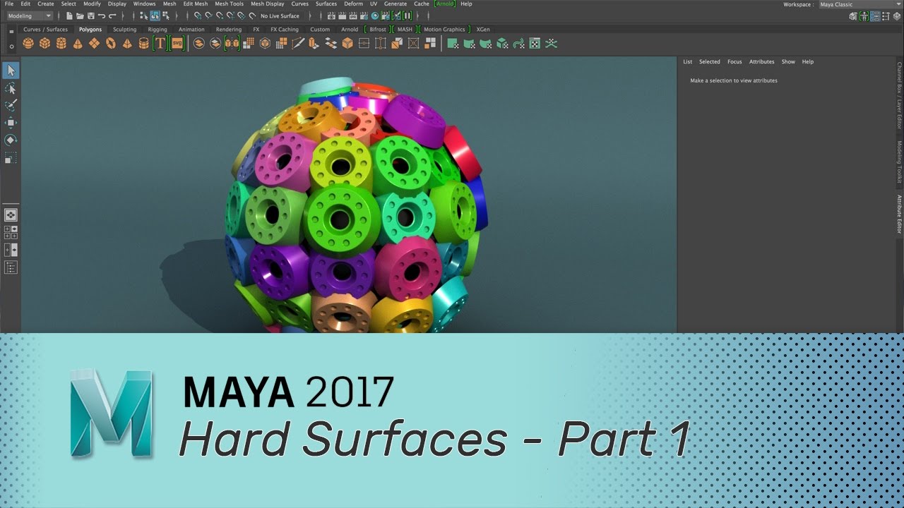 Maya 2016  Hard Surface Modeling Part 1