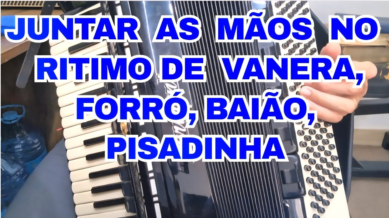 RITMO DE VANERA BAI&Atilde;O FORR&Oacute; -Como JUNTAR BAIXO E TECLADO #acordeon #sanfona #mod&atilde;osertanejo