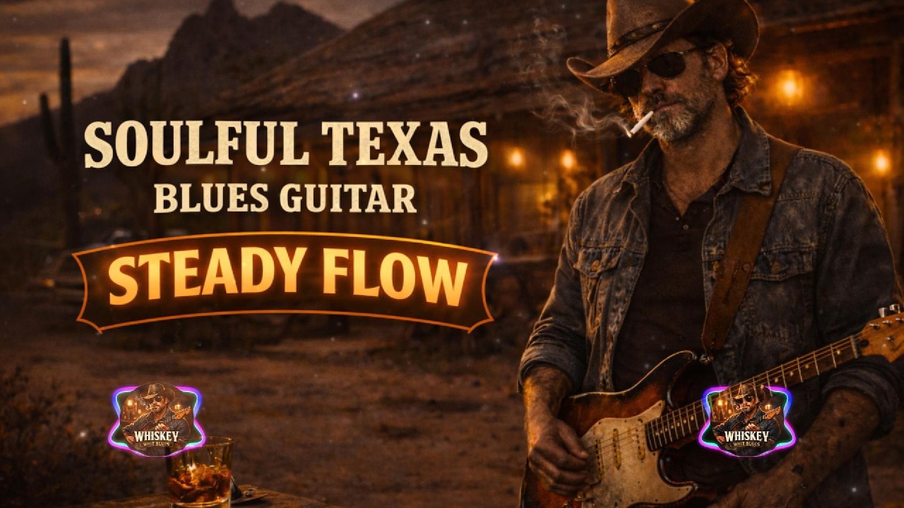 Southern Blues Instrumental for Coding | Slow Texas Guitar Jam