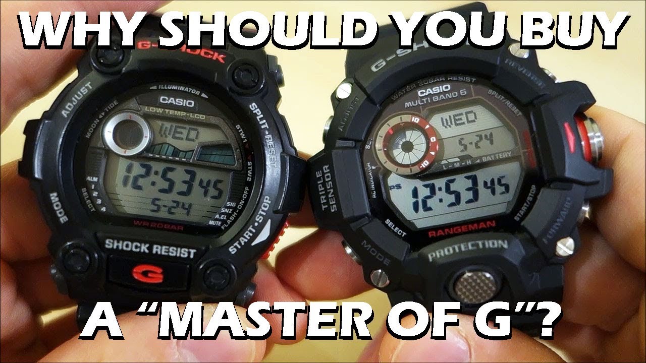What do you get in a “Master of G”? Casio G-Shock G-7900 vs Rangeman GW-9400 - Perth WAtch #56
