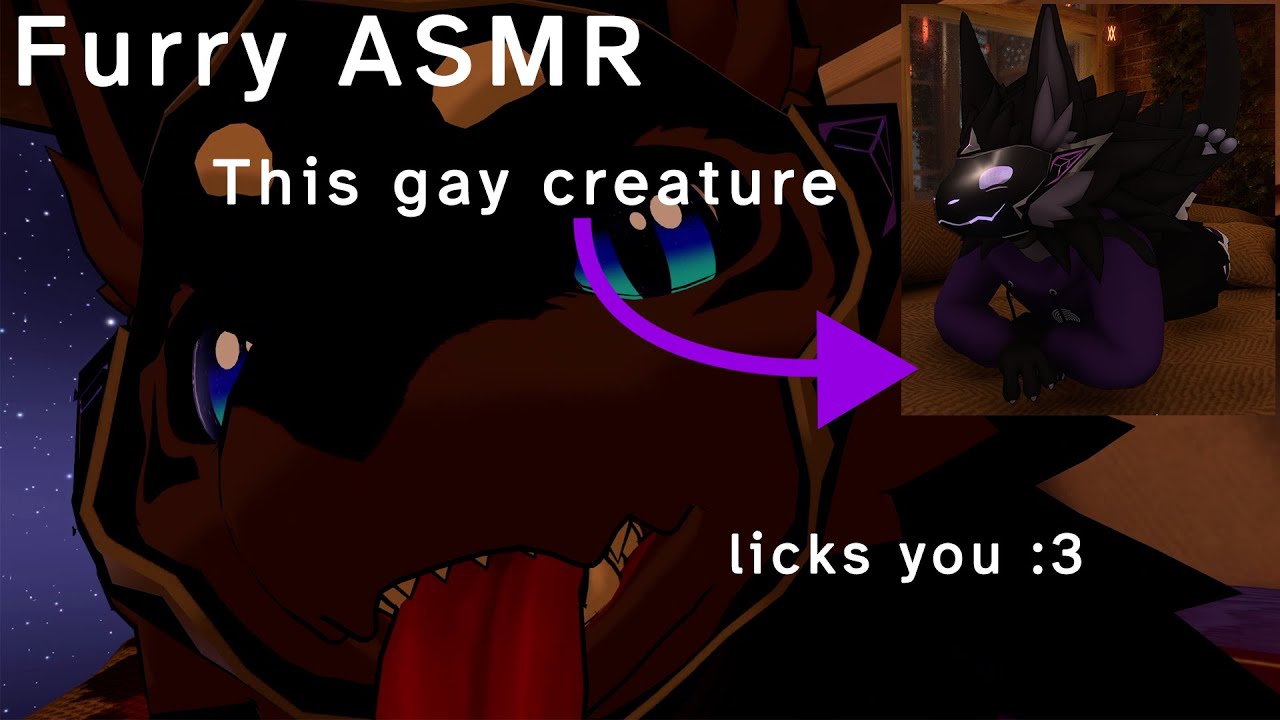 [Furry ASMR] Novabeast cleans your ears and gives you kisses (mouth sounds)