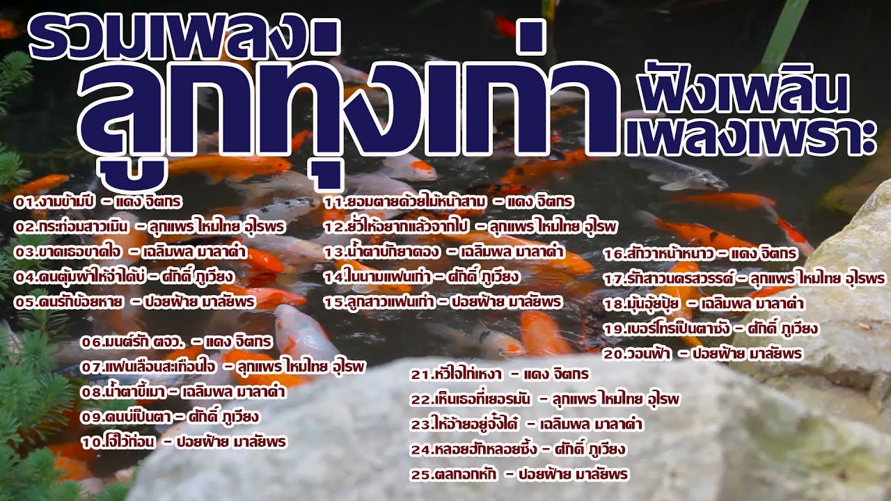 รวมเพลงลูกทุ่งเก่าฟังเพราะ