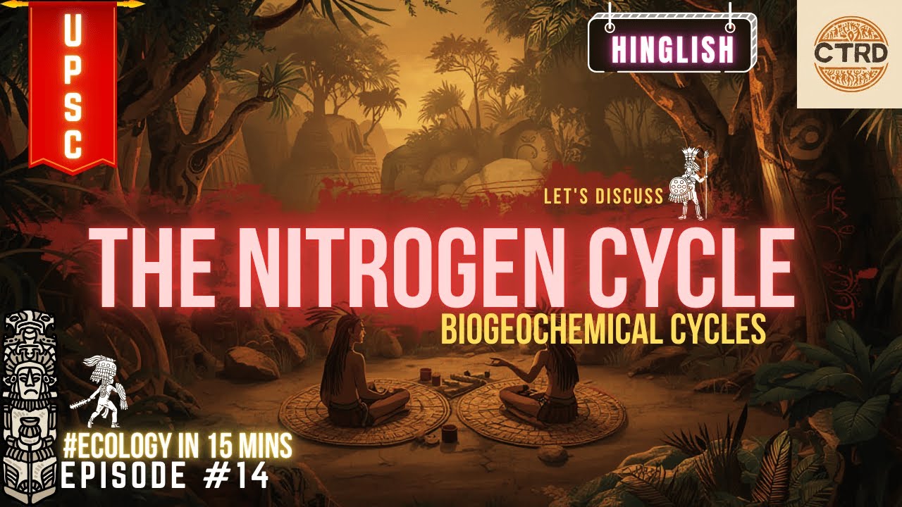 Nitrogen Cycle Explained for UPSC | Biogeochemical Cycle | Environment GS-3 |CTRD| EP14 #25
