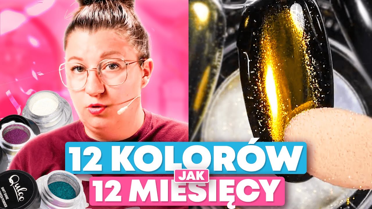WCIERAMY PYŁKI QULOO! EFEKTY NA 2 R&Oacute;ŻNYCH PODKŁADACH CZ.1 | 12 KOLOR&Oacute;W JAK 12 MIESIĘCY