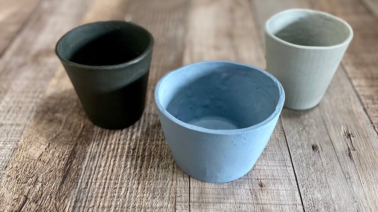 FINISHED colored slip cast pots + kiln opening & unloading!