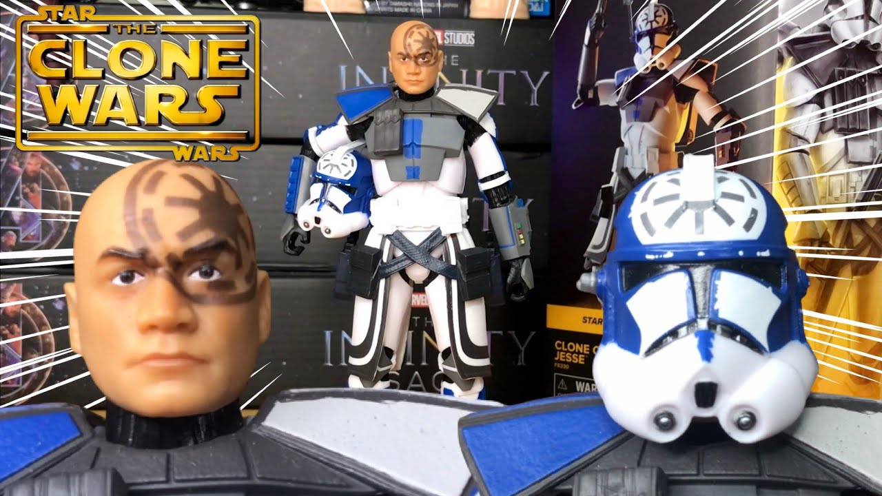 顔面タトゥーの愛国者はCWのラスボスです…【ブラックシリーズ クローンコマンダー ジェシーSTARWARS THE BLACK SERIES】レビュー