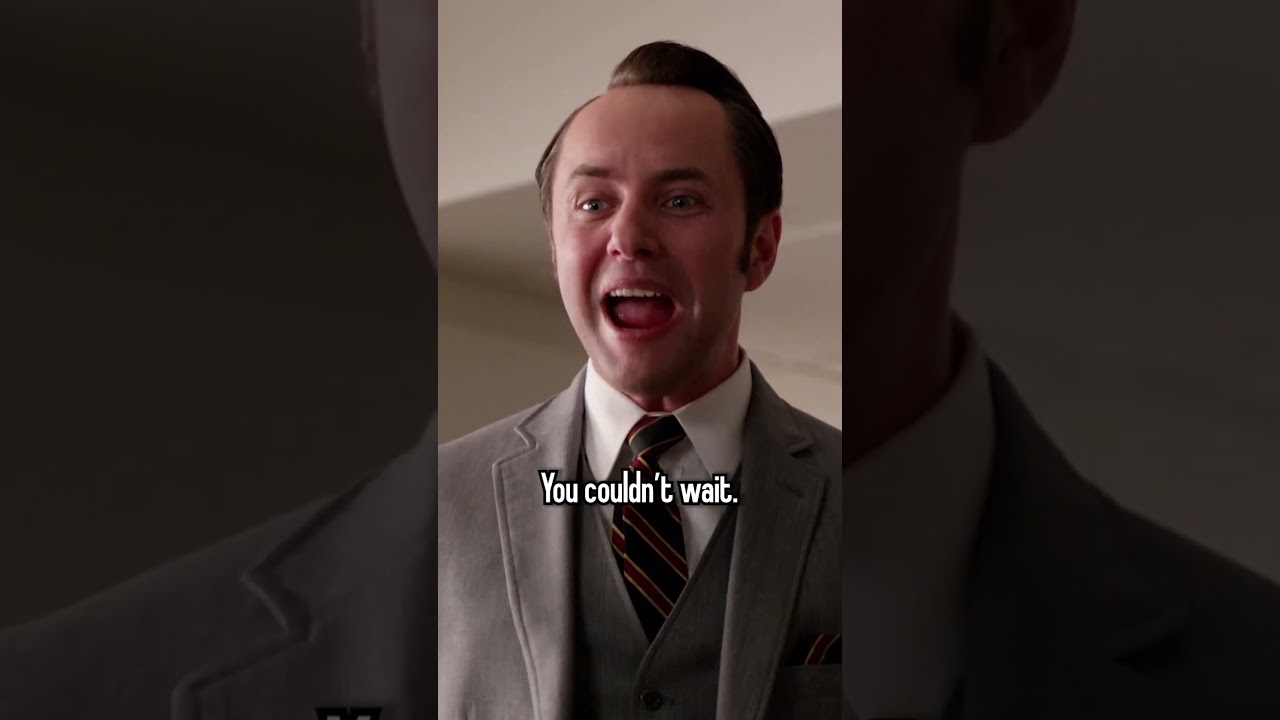 Pete falls down stairs after Don fires Jaguar | Mad Men S06E06 | #madmen  #dondraper  #amc