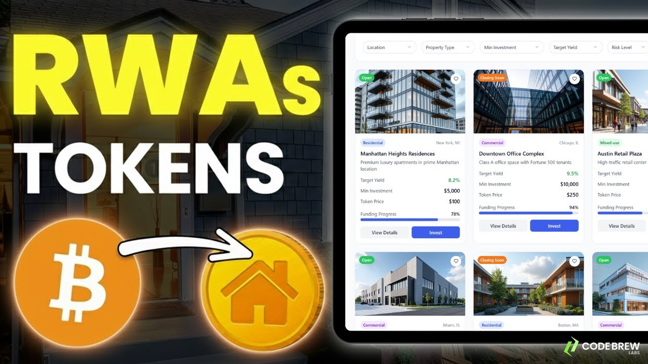 Real World Assets (RWA) Explained | How to Build a Real World Asset Tokenization Platform