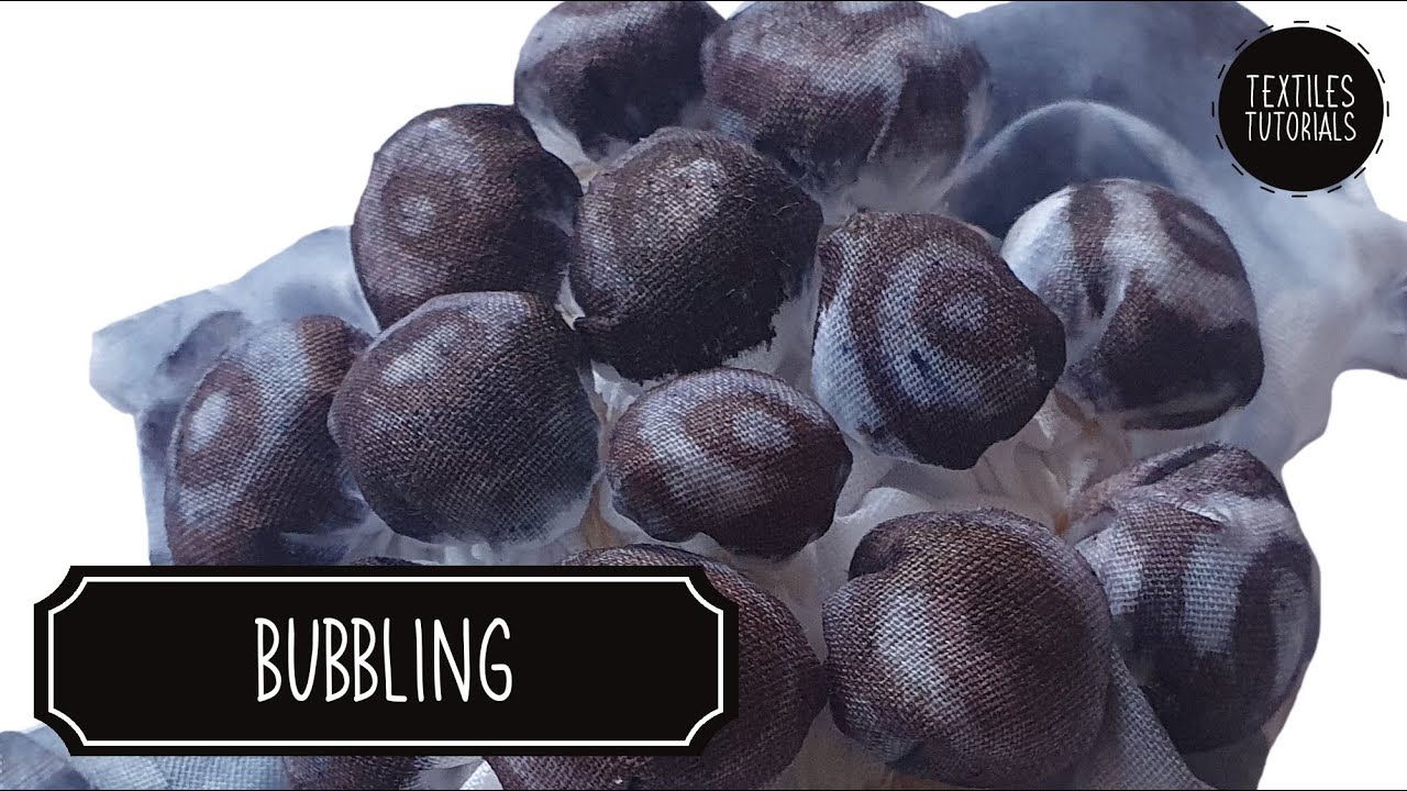 Bubbling - Fabric Manipulation Techniques - Textural