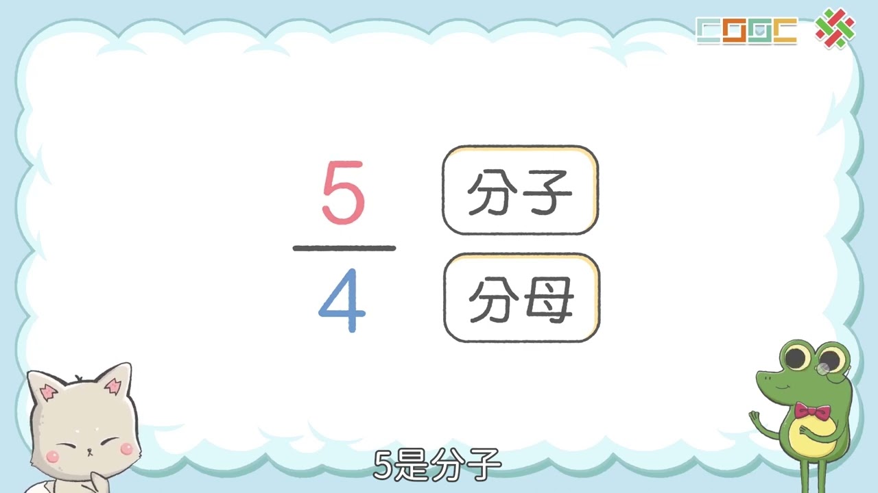 【概念】認識真分數、假分數和帶分數