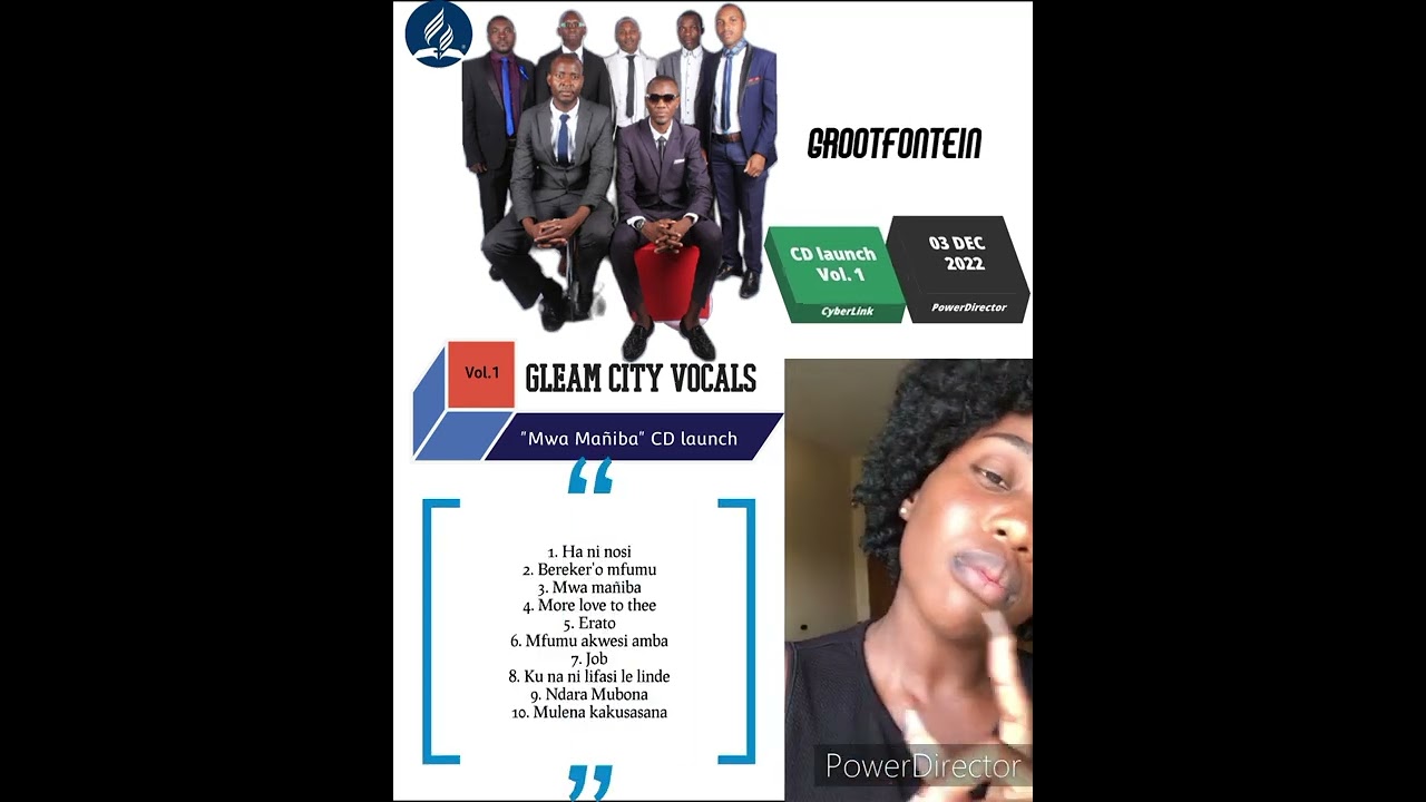 Gleam City vocals ( Namibia) CD launch promotion// Mwa mañiba.