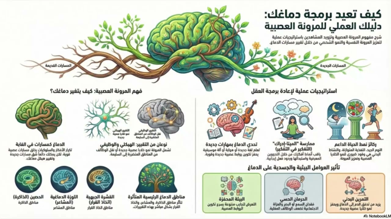 إعادة برمجة العقل: علم المرونة العصبية يكشف الأسرار