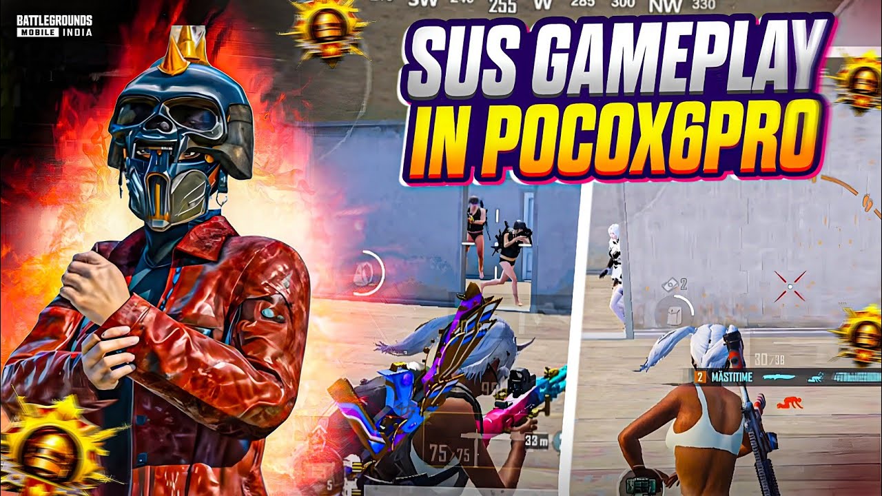 Adapt Every 1vs4 Situation In PocoX6Pro 🔥 Rapid Action In Intense Fight 💀 | BGMI GAMEPLAY |