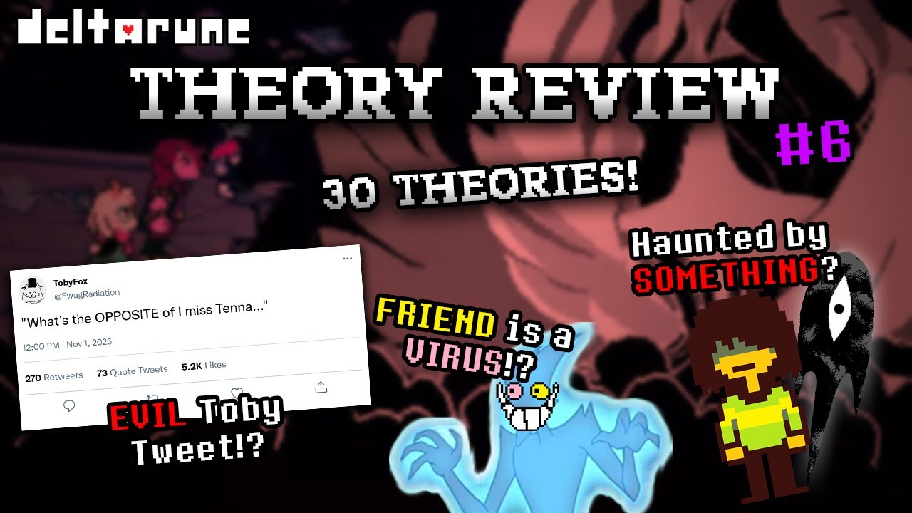 Обзор ЕЩЁ 30 ТЕОРИЙ О ДЕЛЬТАРУНЕ! | Deltarune: Обзор теорий 6 | Анализ теории Дельтаруна
