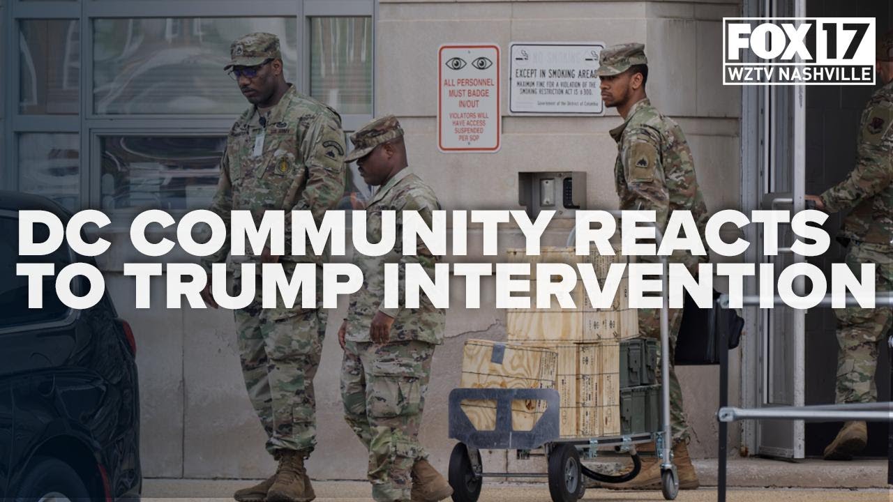 DC community reacts to Trump deployment of National Guard to US capital
