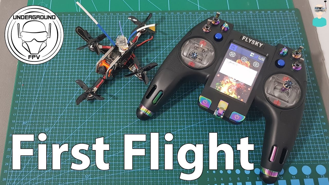 UndergroundFPV Nirvana - FS-IA8X Binding & Maiden Flight