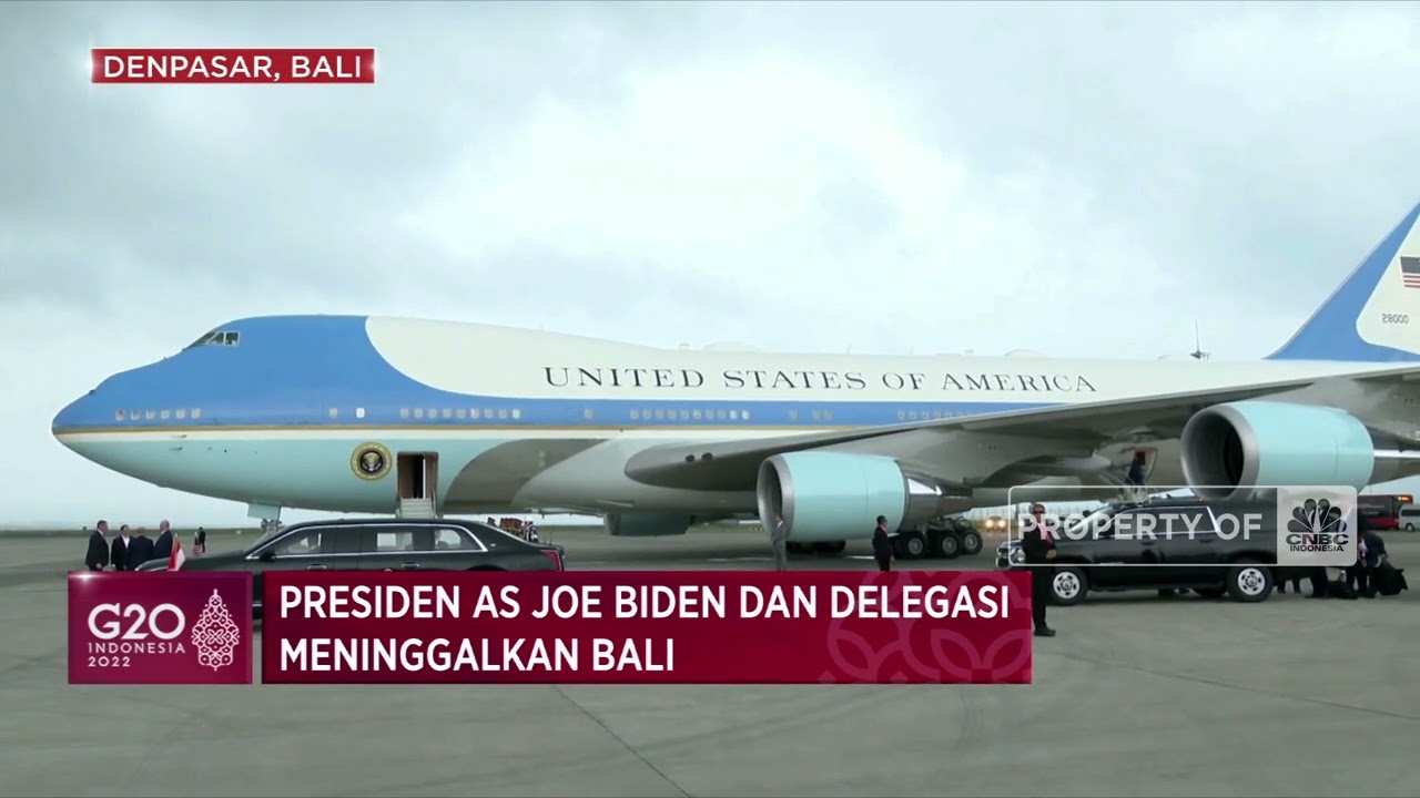KTT G20 Resmi Ditutup, Presiden Joe Biden Meninggalkan Bali