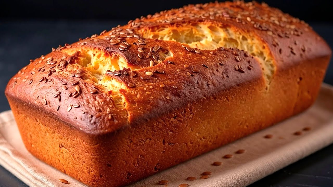 Schnelles, gesundes Brot in 5 Minuten – OHNE MEHL,OHNE GLUTEN, einfach köstlich! Hausgemachtes Brot