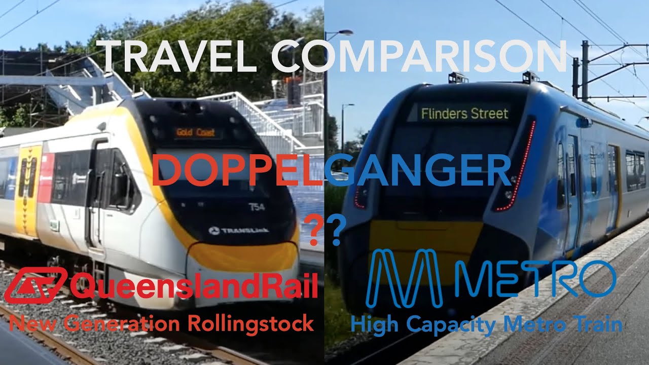 Travel Comparison: Queensland Rail NGR and Melbourne Metro HCMT