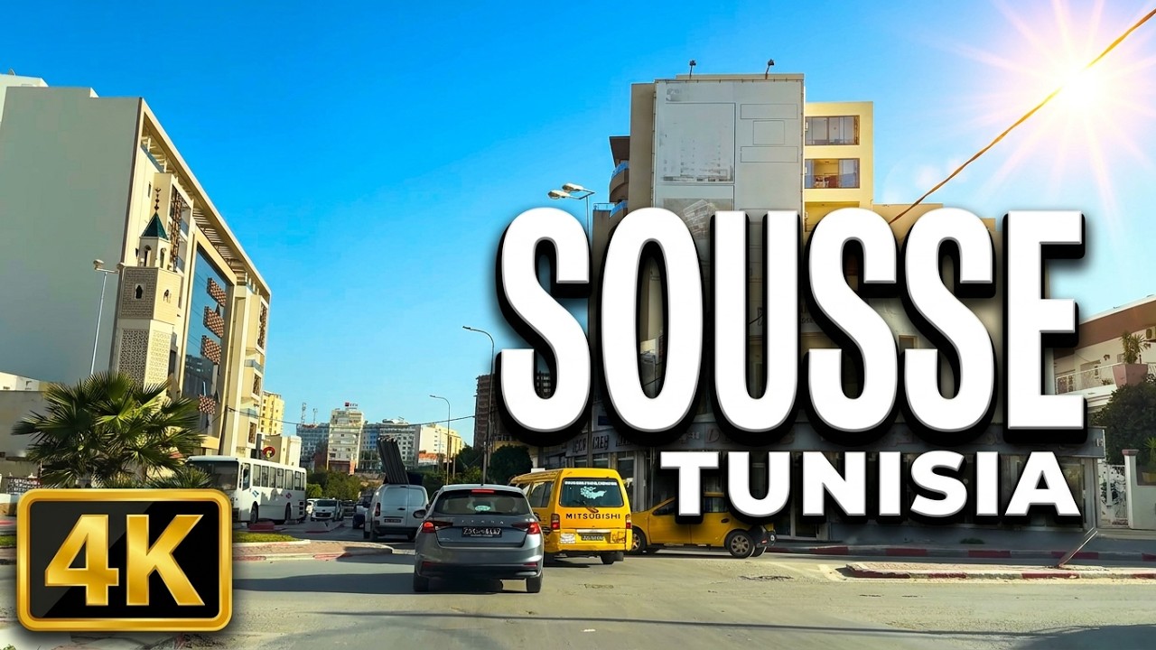 🇹🇳 Tunisia📍 Sousse — city drive discovery