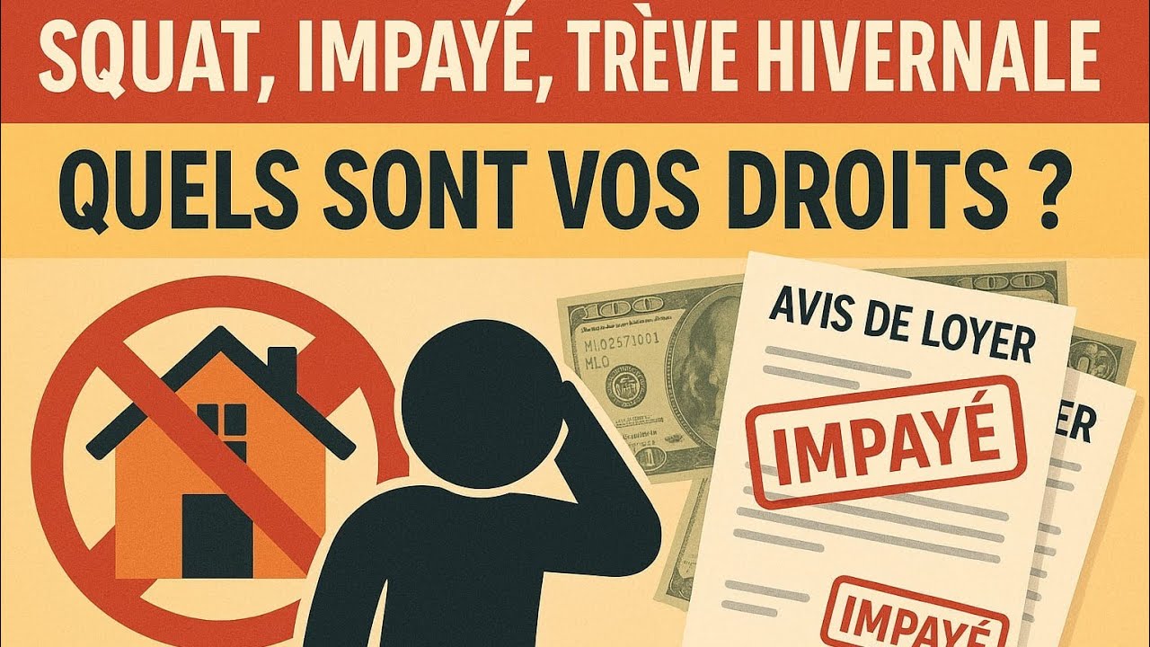Squats, impayés, trêve hivernale : droits et recours des propriétaires 