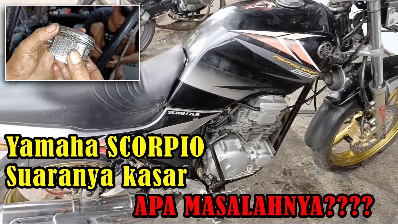 YAMAHA SCORPIO SUARANYA BIKIN MERINDIDING....
