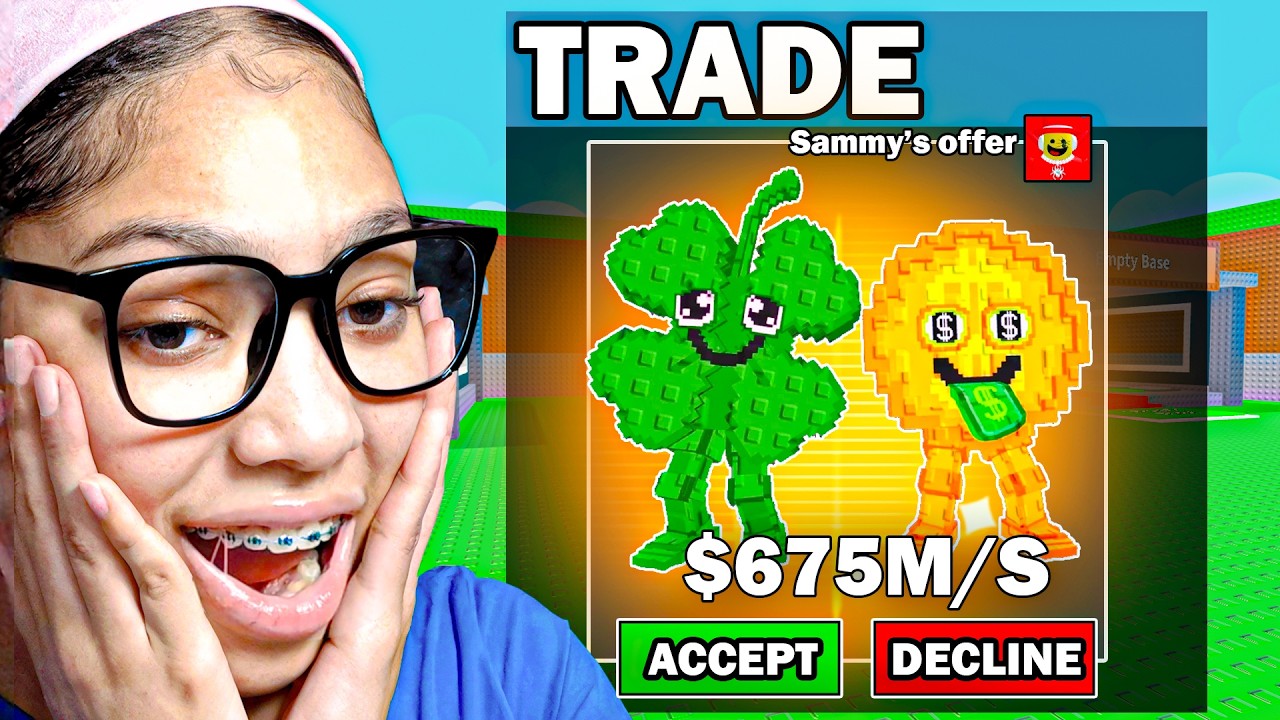 Saying YES To Every Trade In Steal A Brainrot Until I Got The NEW FORTUNU AND CASHURU!