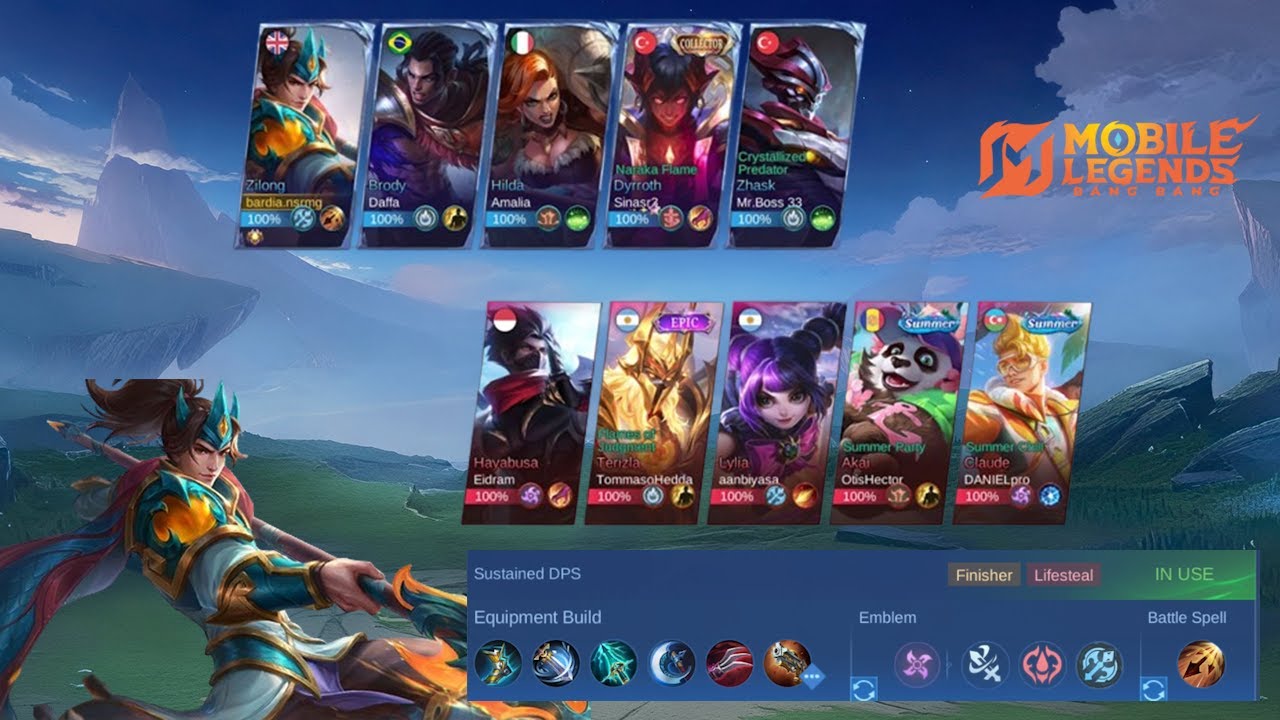Zilong | Ranked - Win | Full Build | Mobile Legends Gameplay