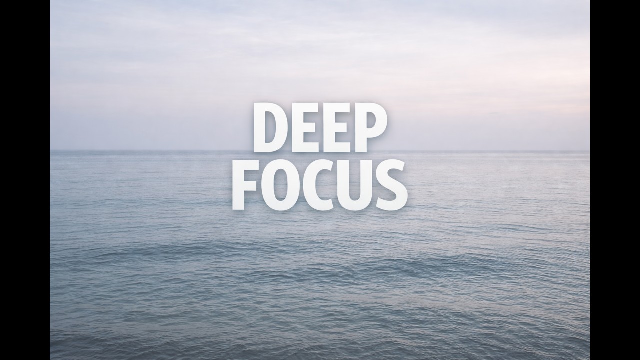 SOFT BEAT • Deep Focus — Ocean Distance Study Music (Nylon Guitar)