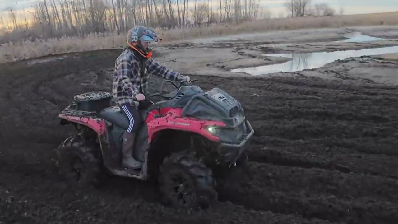 Zander Playing in the Mud!!