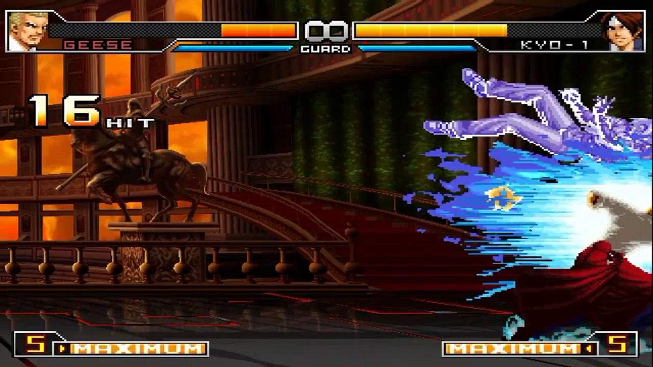 The King Of Fighters 2002 UM ( Steam ) - Nightmare Geese Combo ( HARD )