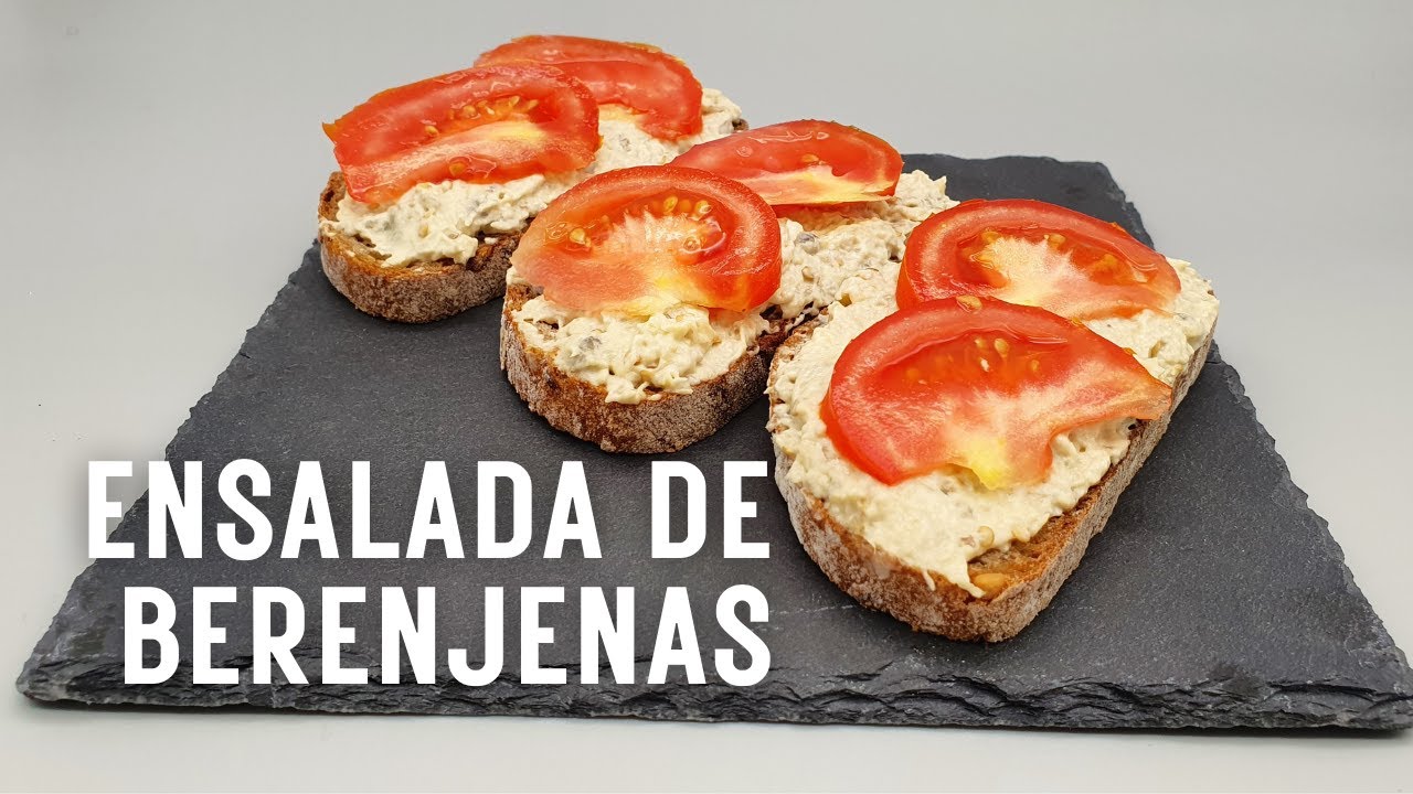 Ensalada de berenjenas | Receta fácil y rápida | La Cocina de Liz