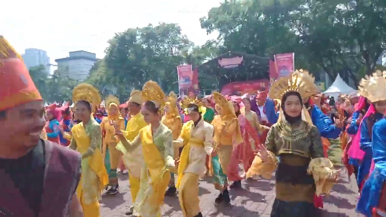 Tarian Masal Etnik Sumut Gebyar Pendidikan Kota Medan 2023
