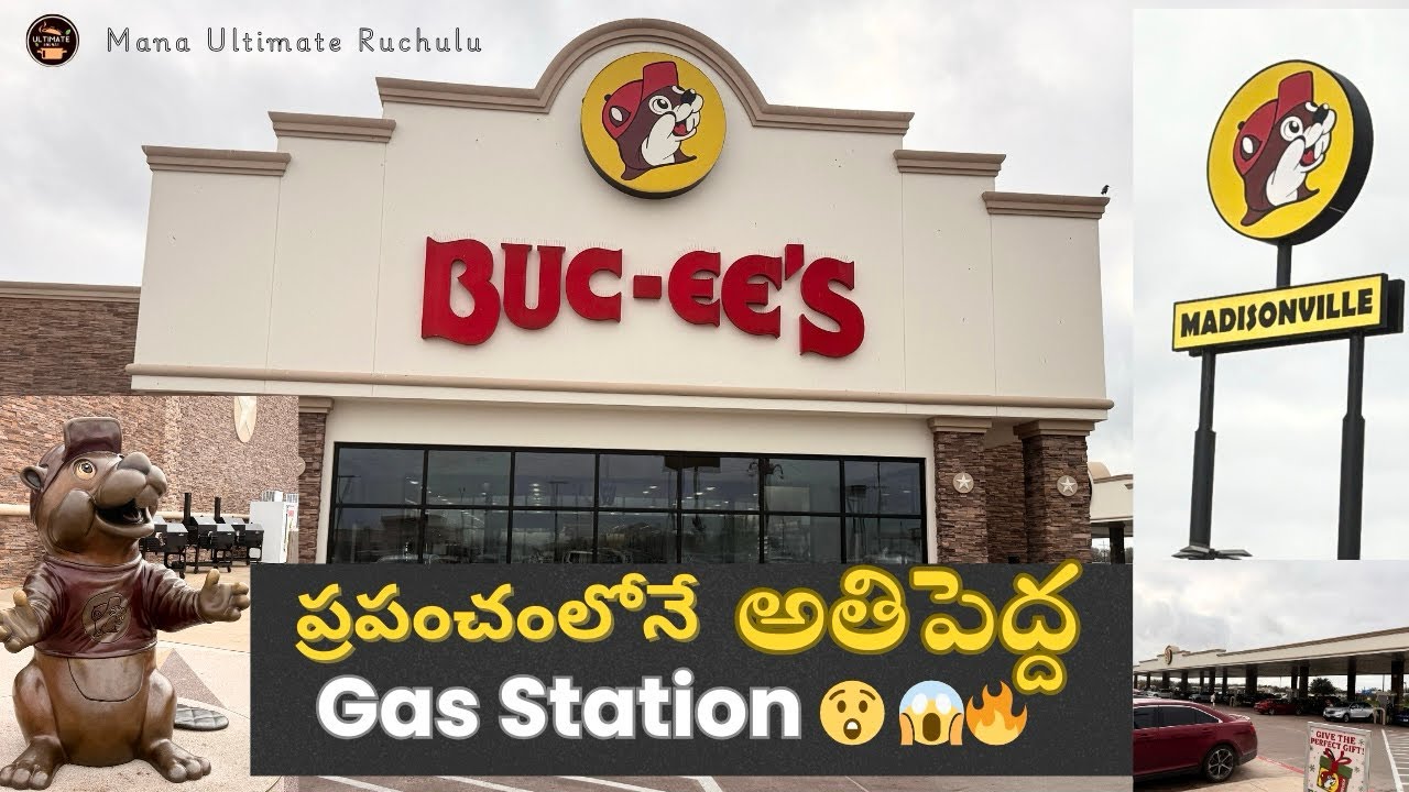 ఇది గ్యాస్ స్టేషన్ కాదు…ఫుడ్ మాల్! 100+ Fuel Pumps 😱America’s Biggest Gas Station | 🔥Buc-ee’s Telugu