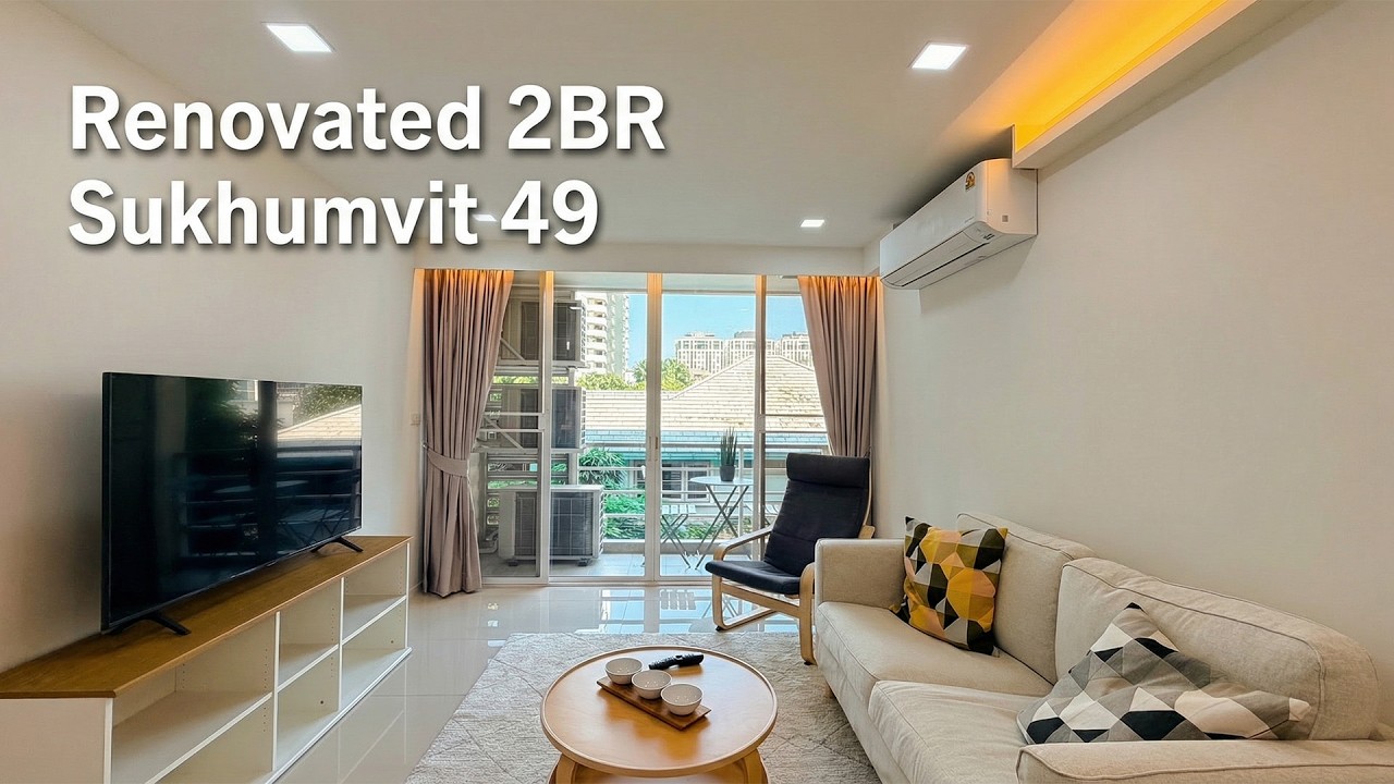 Renovated 2BR Condo for Rent | The Alcove 49 Sukhumvit 49 Bangkok