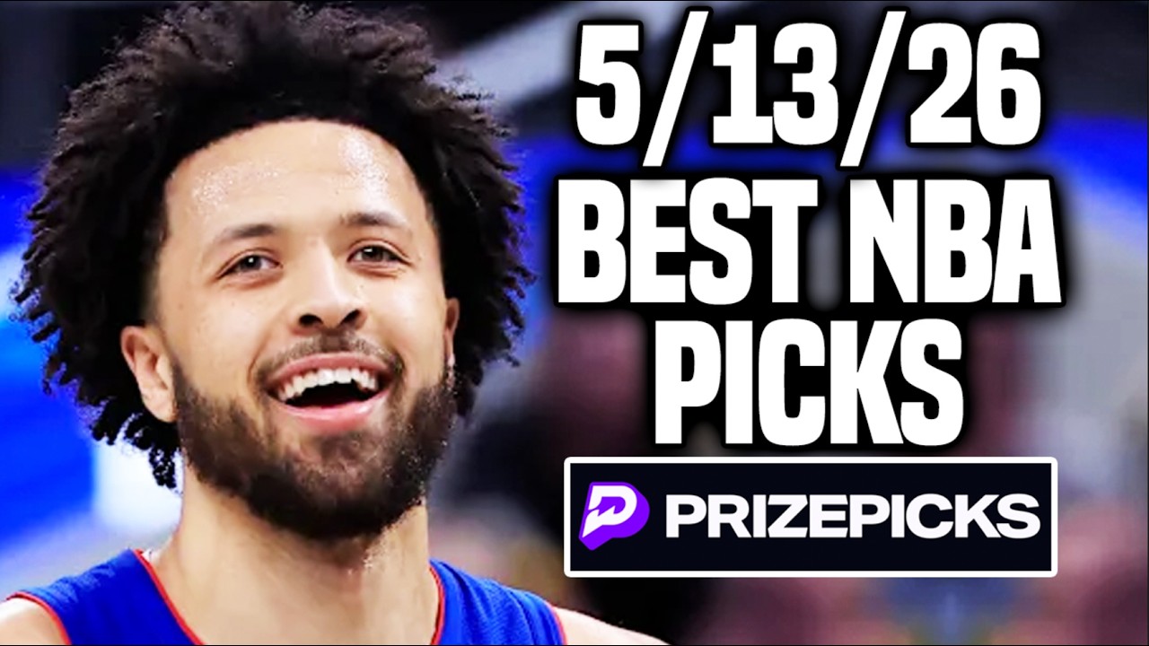 BEST NBA PROPS TODAY | BEST 5 BETS | WEDNESDAY 5/13/26 | PRIZEPICKS & UNDERDOG FANTASY