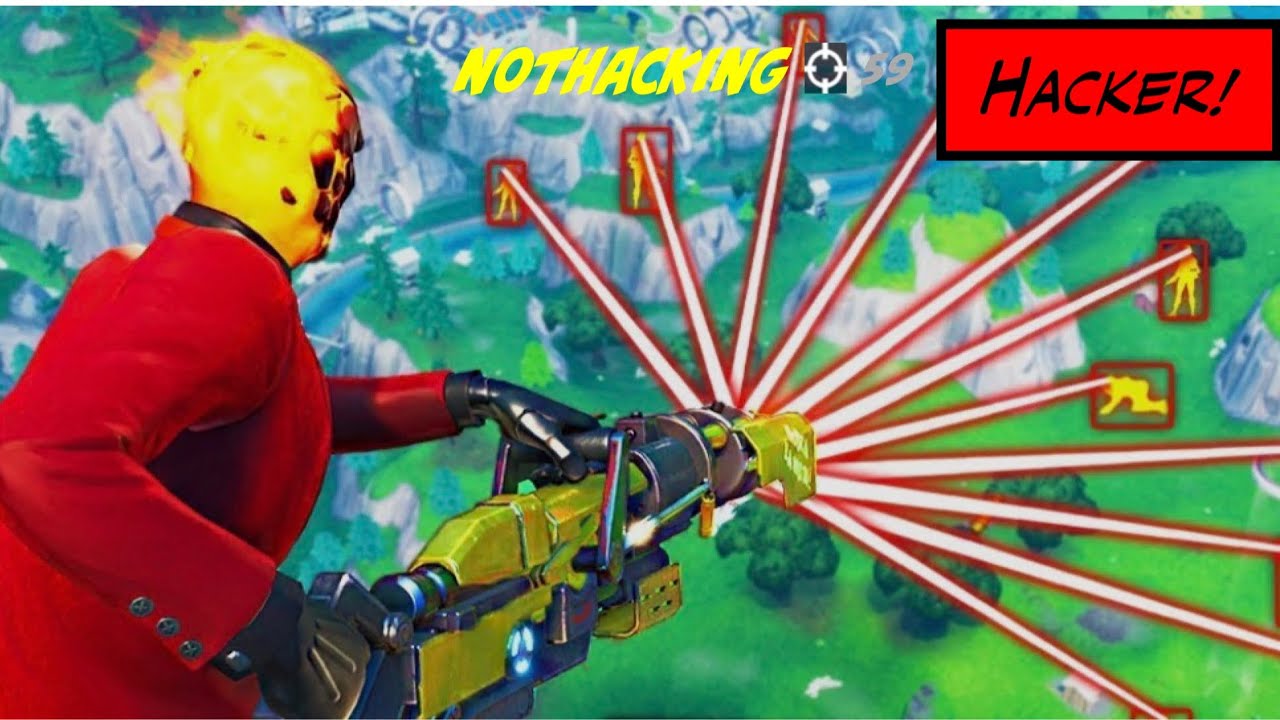 I found a hacker in Battle Royale!