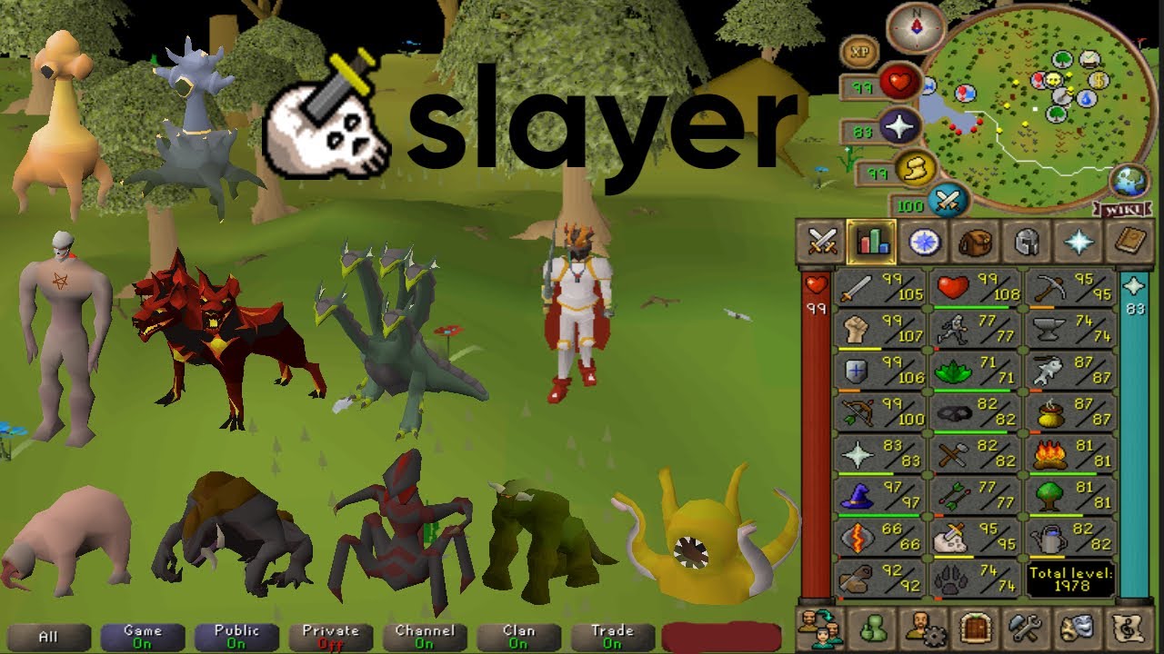 ازاي تبدء إسكيلز سلاير في لعبة OSRS بالعربي Slayer Old School RuneScape