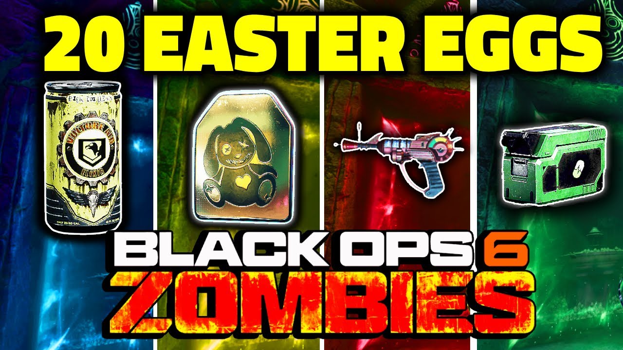 All 20 Side Easter Eggs on The Tomb In Black Ops 6 Zombies!