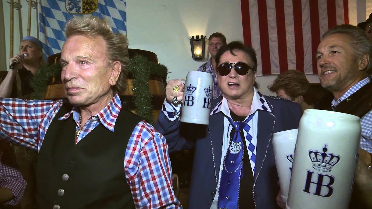 Siegfried & Roy Kick Off Oktoberfest at Hofbräuhaus Las Vegas