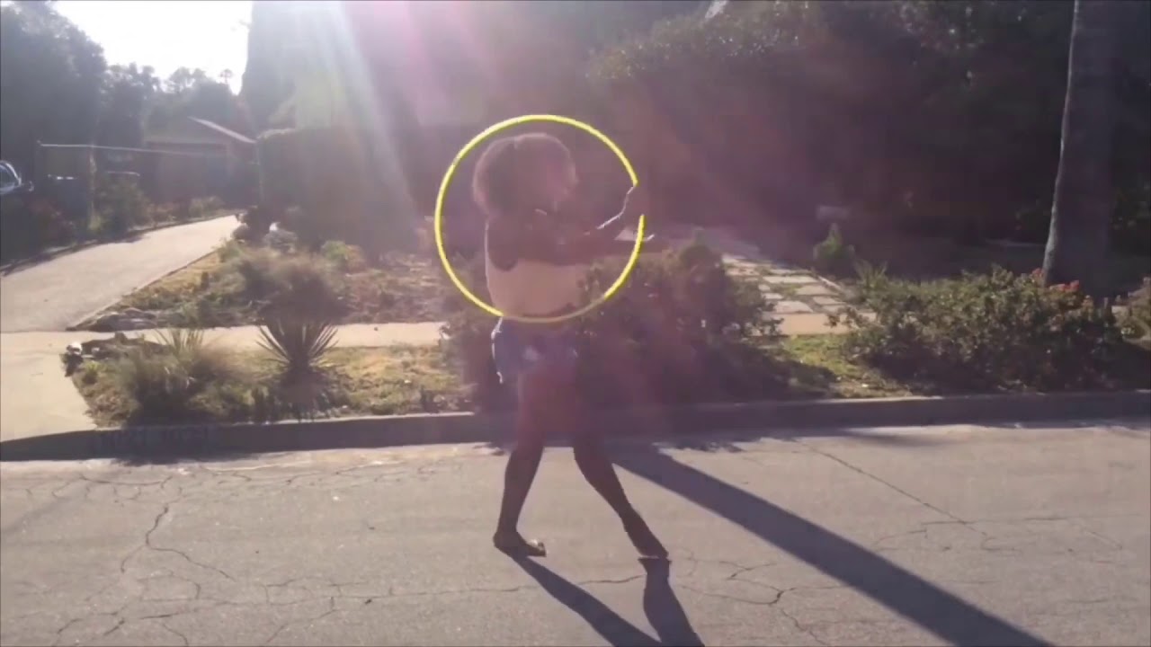 Advanced Escalator Hula Hoop Trick - Escalator Variation
