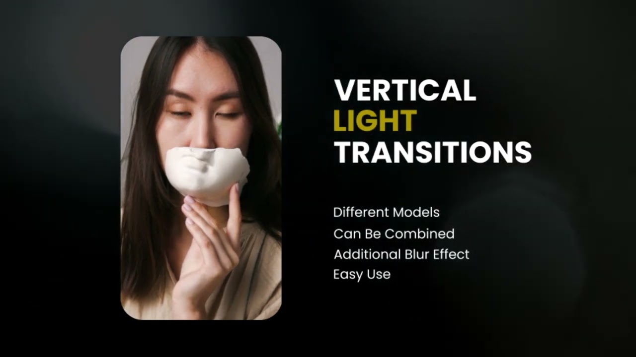 Vertical Light Transitions   VFXdownload Free After Effects Templates
