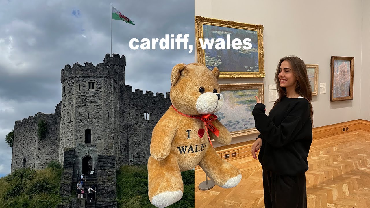 cardiff, wales travel vlog⭐️ museum, cardiff castle, haul & visiting the bay