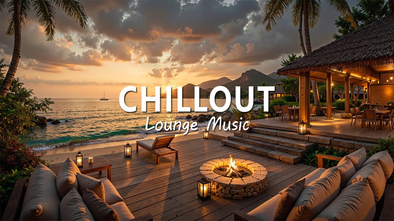 Beachside Chillout Lounge Music | Cozy Sunset Vibes & Ambient Relaxation 2025