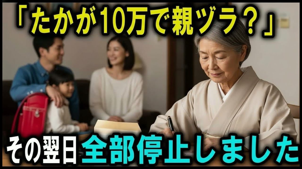 「ランドセル代で恩を売るつもり？」──その発言を聞き、私は遺産相続の内容を変更しました。