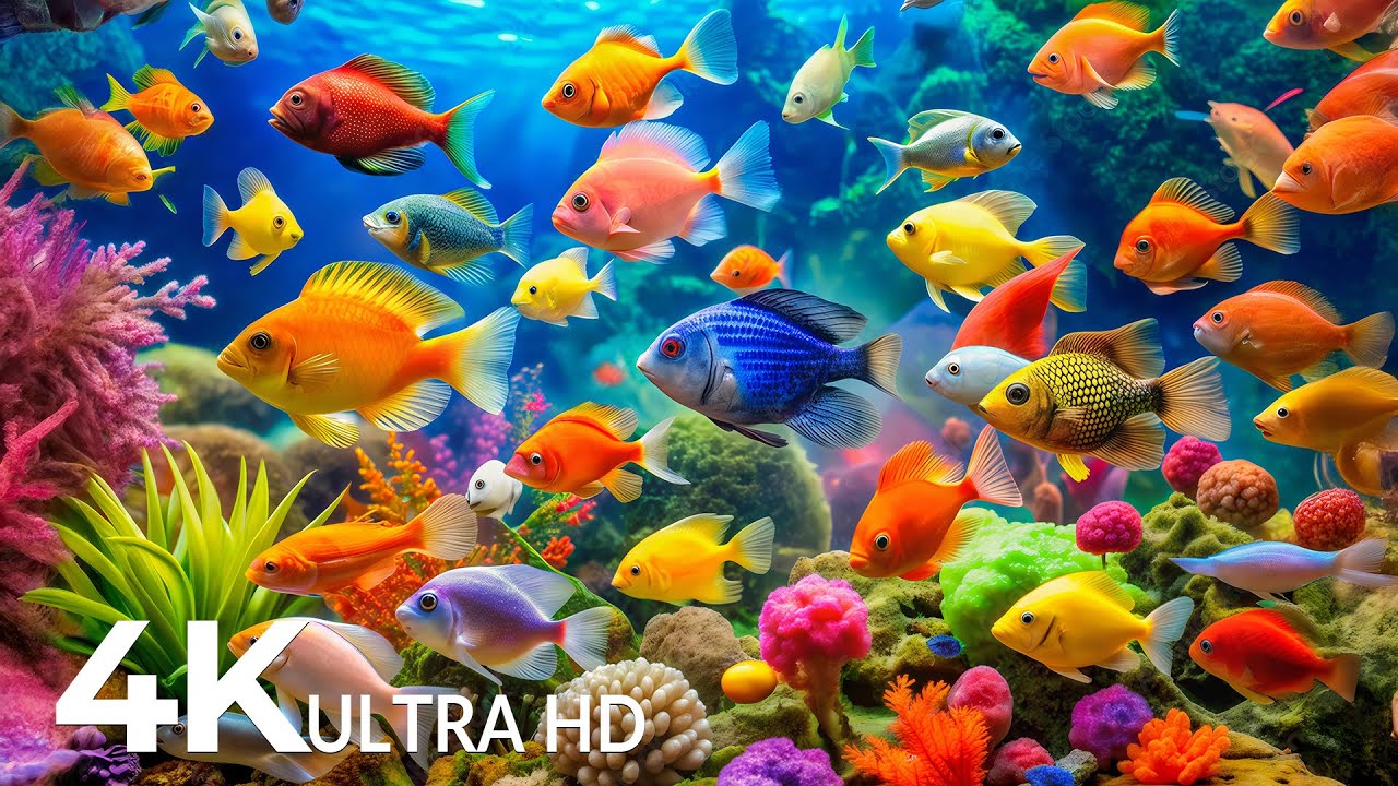The Best 4K Aquarium - Explore the Underwater World and Beautiful Coral Reef Fish for Deep Sleep #65