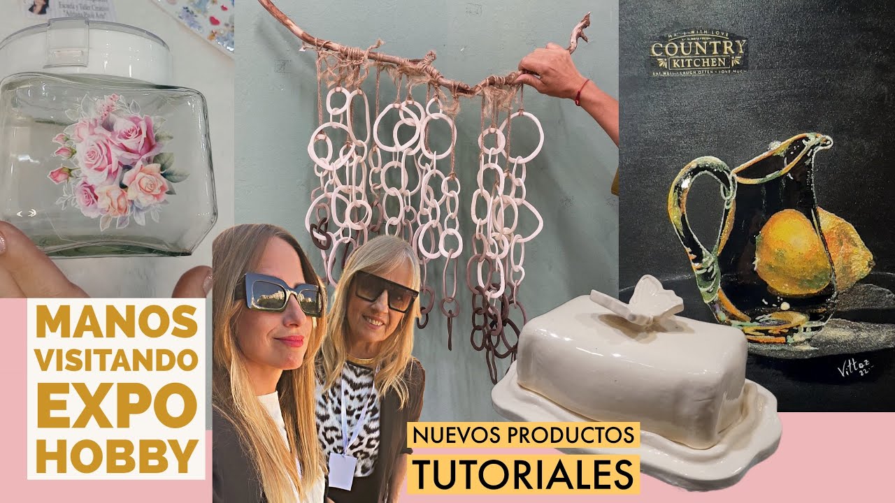 Manos a la Obra 2024 Programa 3 Tapiz en porcelana fría - Pintar Cuadros  Notas Expo Hobby